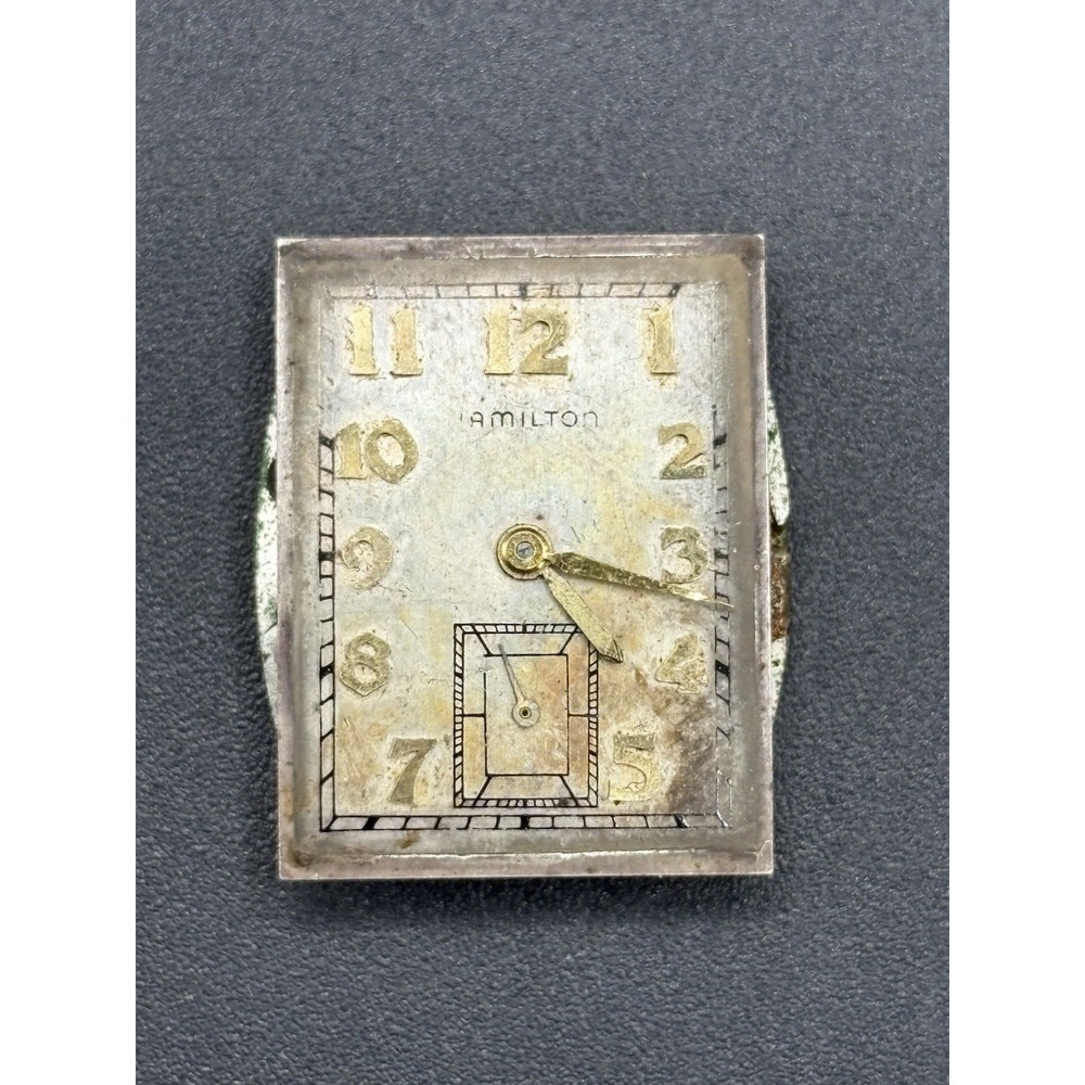 Vintage Hamilton 25X20MM Watch Movement Free Balance As-Is F1